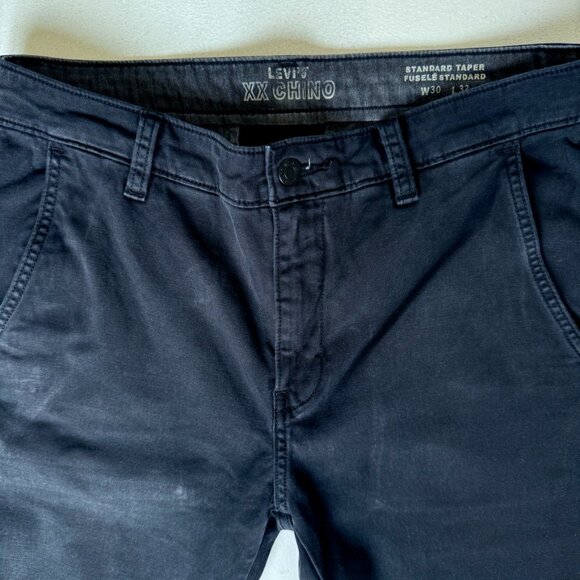 Levi’s XX Chino Standard Taper Pants| Black | Men’s Tapered Chinos | W30 L32 - Picture 5 of 10